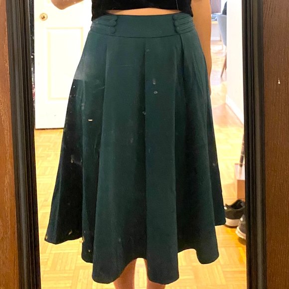 Midi A-Line Skirt (YesStyle) - Picture 5 of 6